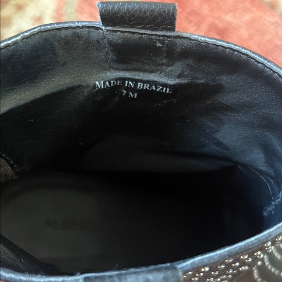 Rebecca Minkoff, Studded Black Ankle Boot, size 7 - Picture 2 of 8